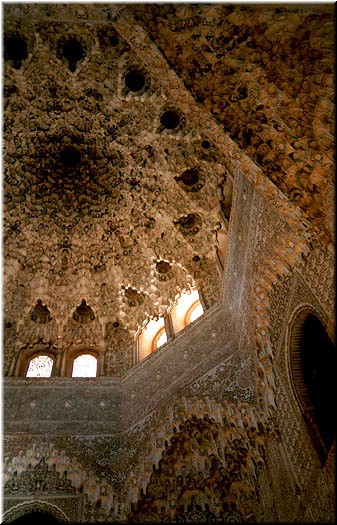 Alhambra - a typical ceiling. Really, it's like this everywhere!