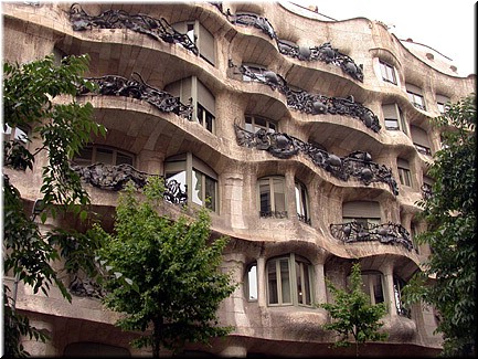 We did tour the Casa Mila, usually referred to as La Pedrera