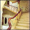 We didn't actually go on the tour of Casa Battlo, but we could see the stairs through the front door.