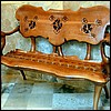 The top apartment has been restored and furnished gorgeous Art Nouveau furnishings, art, and historical artifacts.