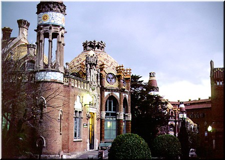 Hospital Santa Creu - one of Barcelona's Modernista masterpieces