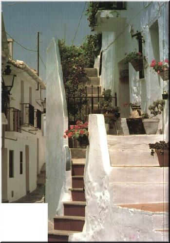 Frigiliana - just a cool picture, scanned in from the back cover of my Axarquia guidebook