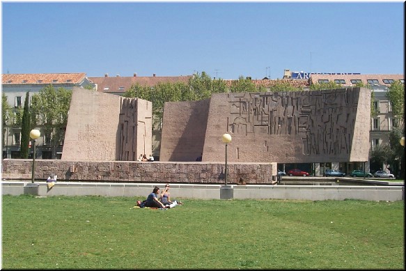 Plaza Colon - Cyclopean monuments with iconic and historical engravings