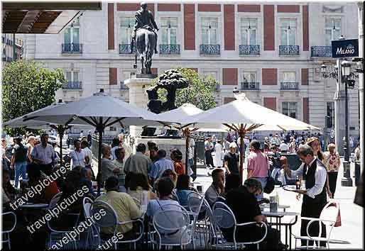 Friday, March 14 - Breakfast at Cafe Europa in the famous Puerta del Sol (