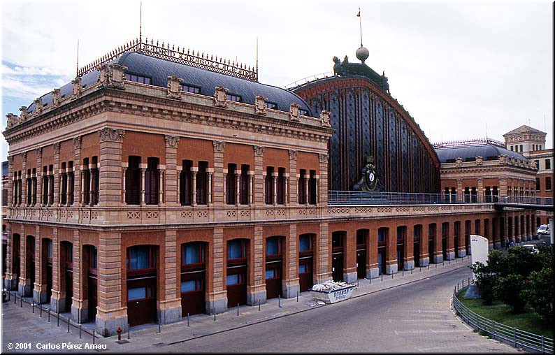 The Atocha Train Station - just down the hill from our hotel