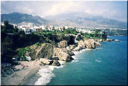 The view from Nerja's Balcon de Europa