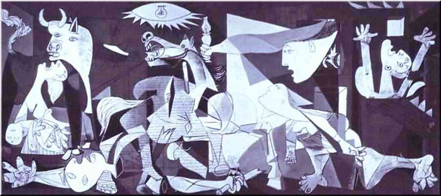 Just for reference, here's Guernica. Which is NOT in this museum, although it is back in Spain now that Franco is dead.