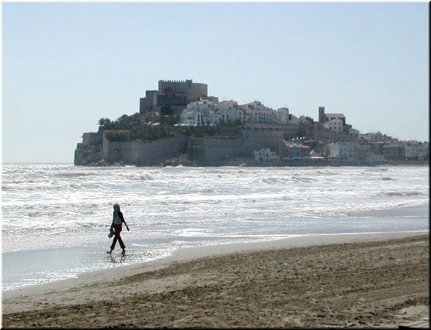 Peniscola - slightly touristy little town in Valencia - has nice beach and lovely old castle