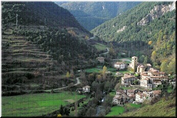 Not the greatest picture in the world, but so representative of the change in the countryside as you cross into Catalonia