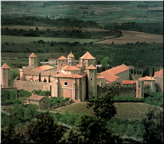 Poblet Monastery, near the Catalonian town of Montblanc. 